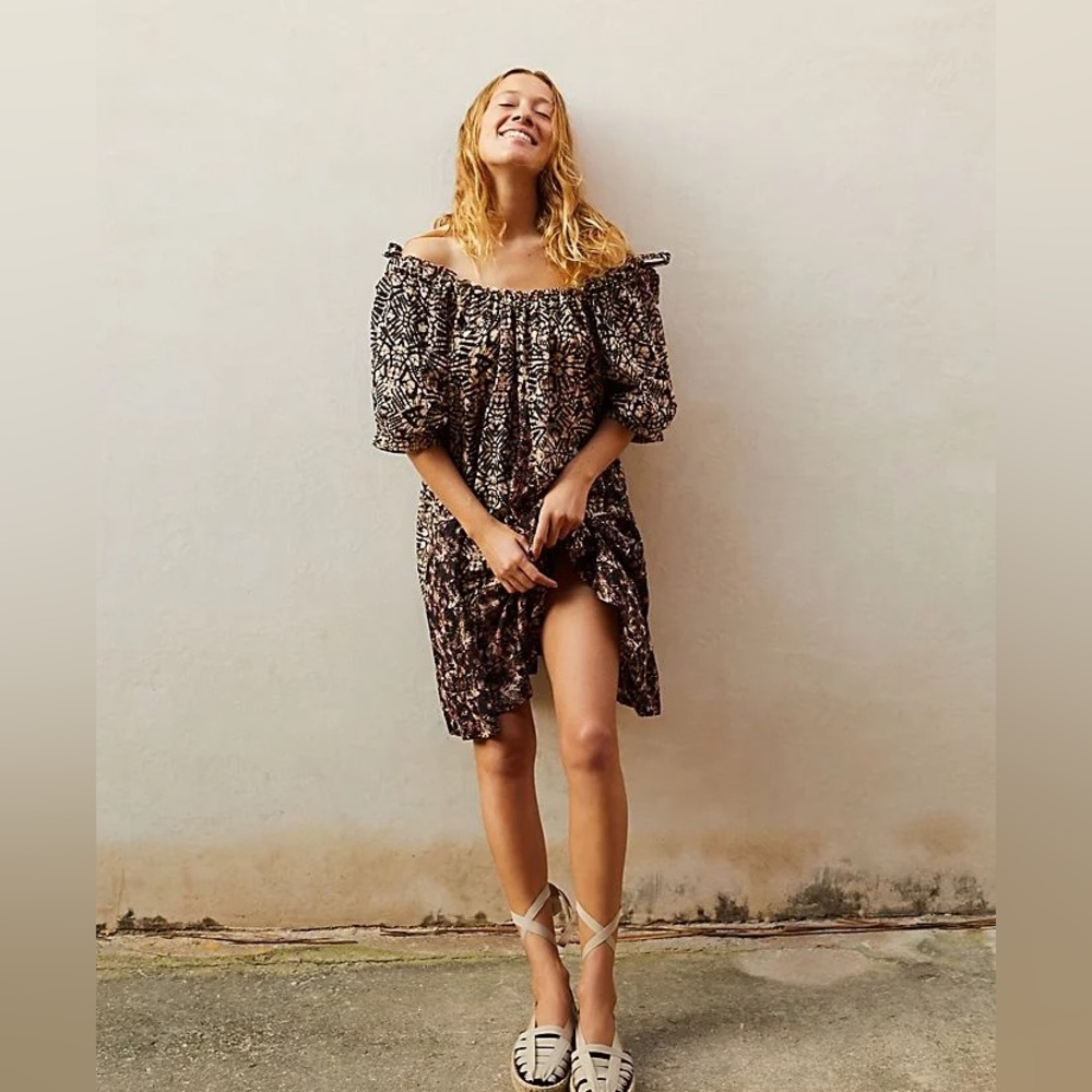 NWT! Free People Cotton Dress Size L